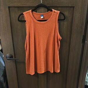 Old Navy Orange Relaxed Tank Top